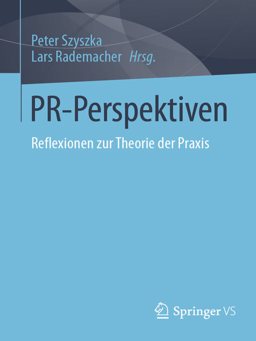 Title details for PR-Perspektiven by Peter Szyszka - Available